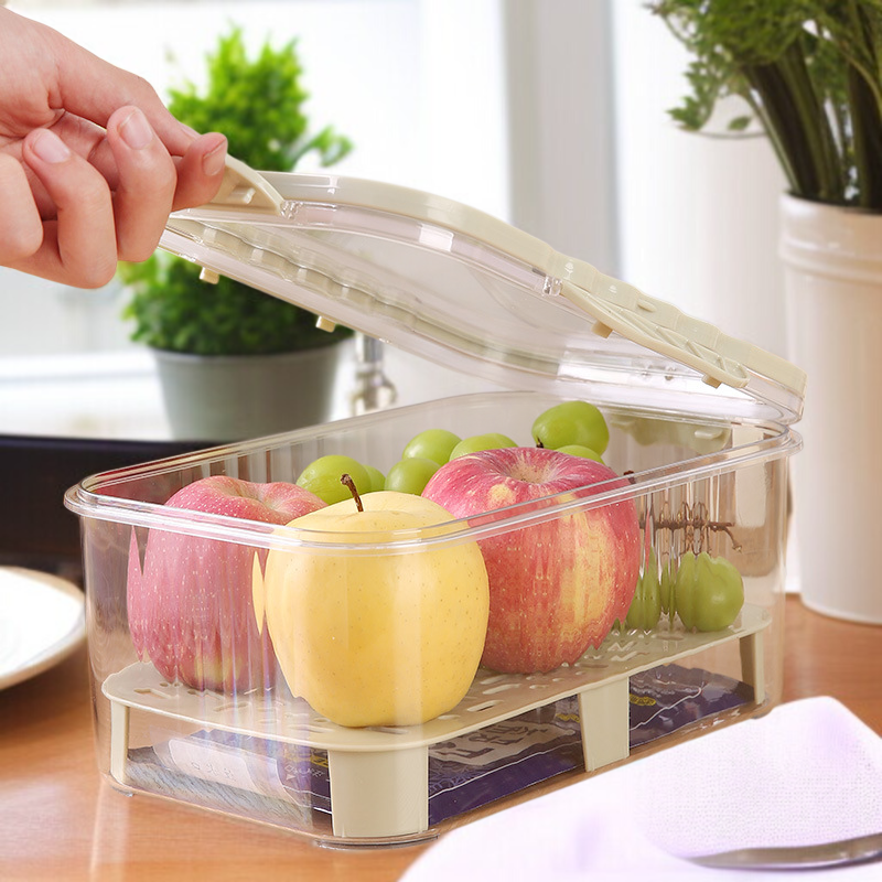 新しいポータブル野菜冷蔵庫野菜果物箱ランチボックス屋外ピクニックバスケットスナック果物収納ボックス