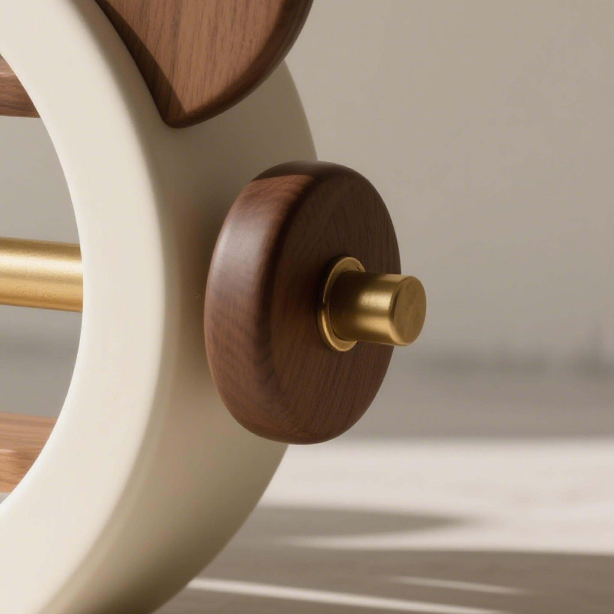 ดีไซน์ที่วางของไม้ทรงกลมเรียบหรู