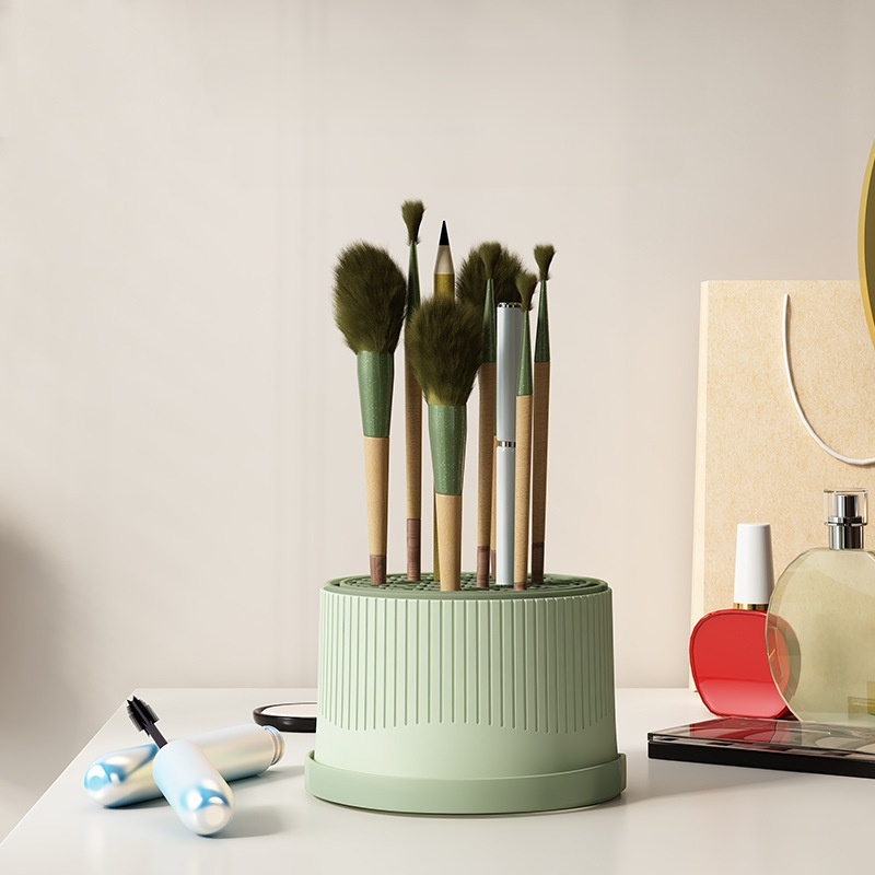 실리콘 퍼프 전용 클리너 수납 박스 메이크업 브러쉬 세척 도구 박스