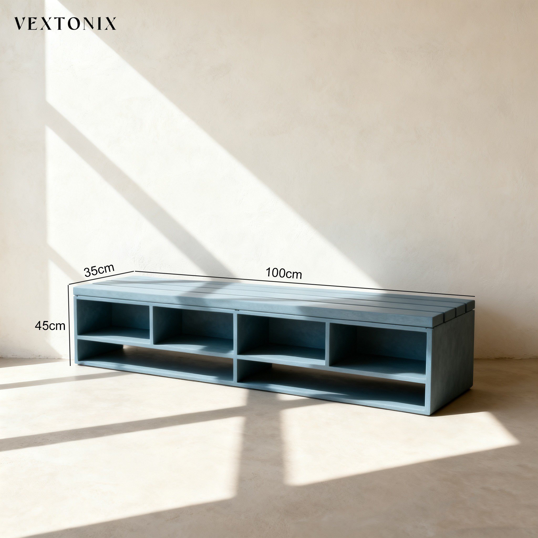 เฟอร์นิเจอร์กลางแจ้งสำหรับเก็บของและนั่งพัก