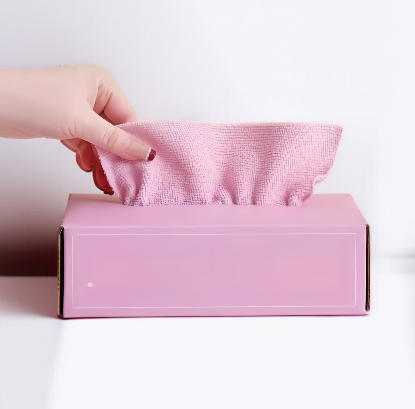 ผ้าเช็ดจานสำหรับทำความสะอาดจานในห้องครัว