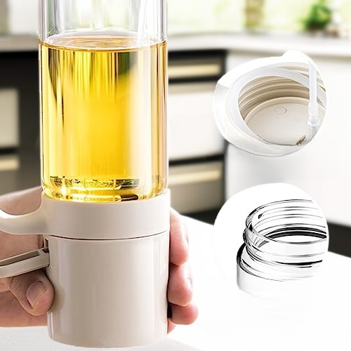 주방용 핀무 오일 스프레이 유리병 누수방지 오일탱크 에어프라이어 미스트 오일병