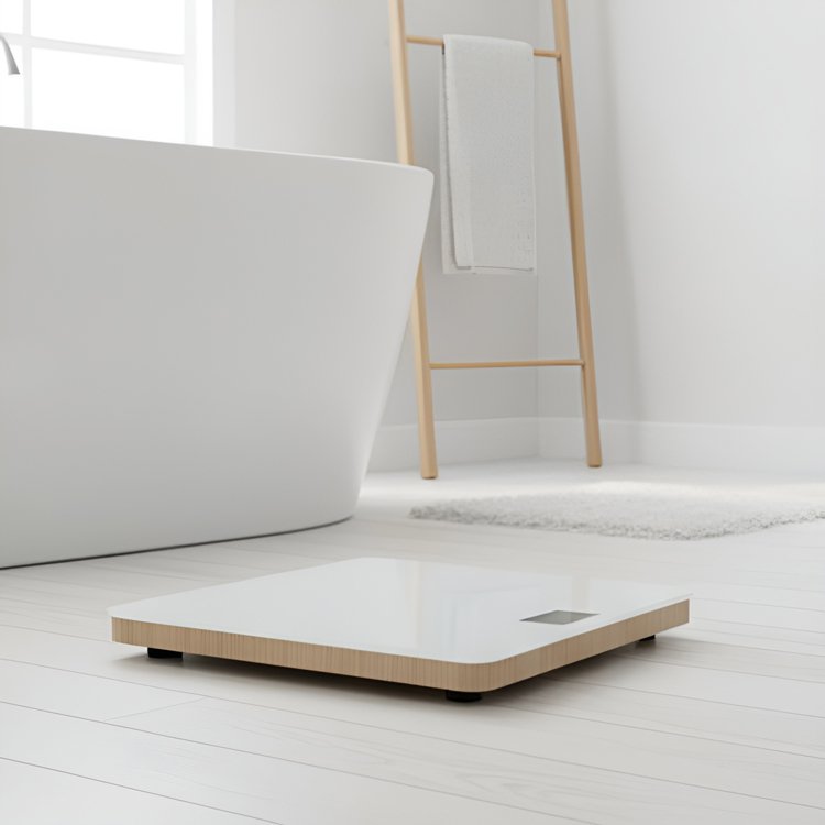 Bílá přesná stupnice