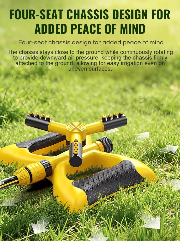 360° Automatic Rotating Sprinkler - Saves 40% of Water