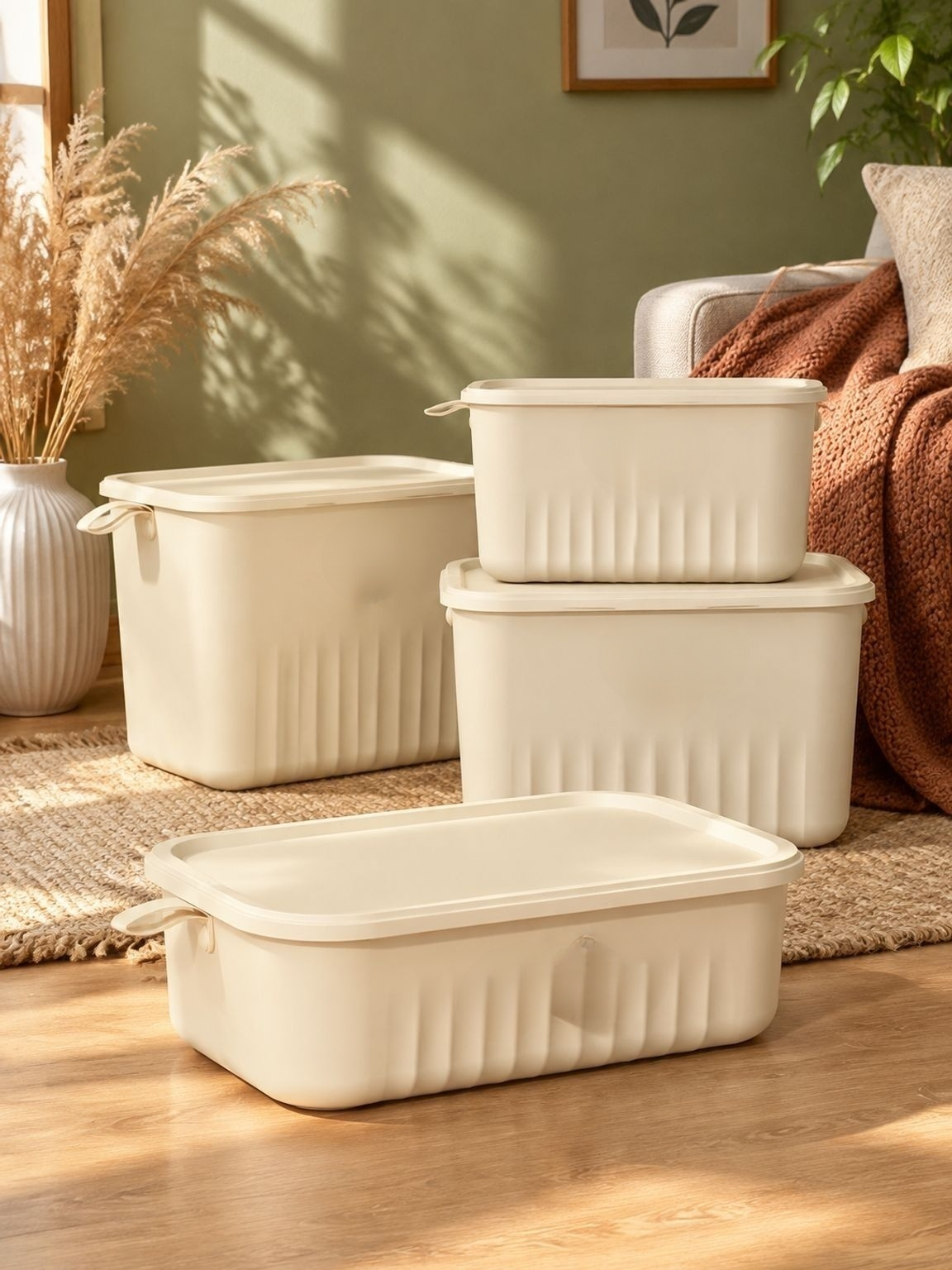 Caja organizadora portátil para juguetes y ropa