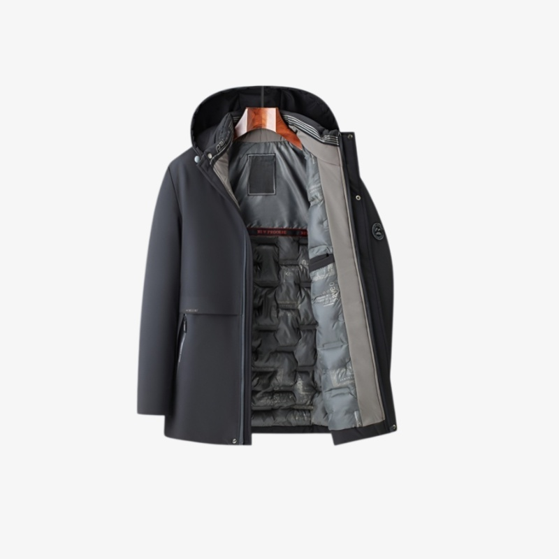 남성 비즈니스 도톰한 보온 패딩 그래핀 도톰한 보온 패딩