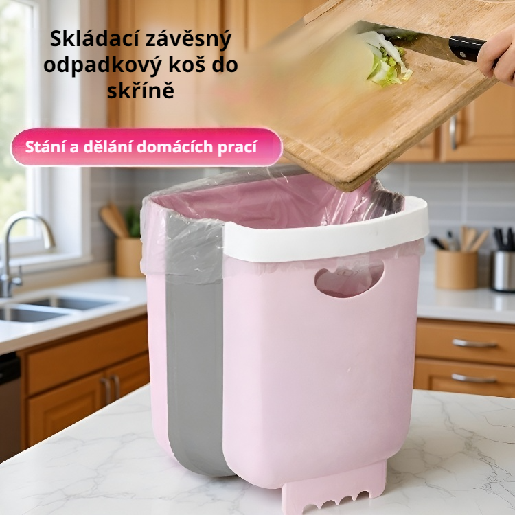 Skládací odpadkový