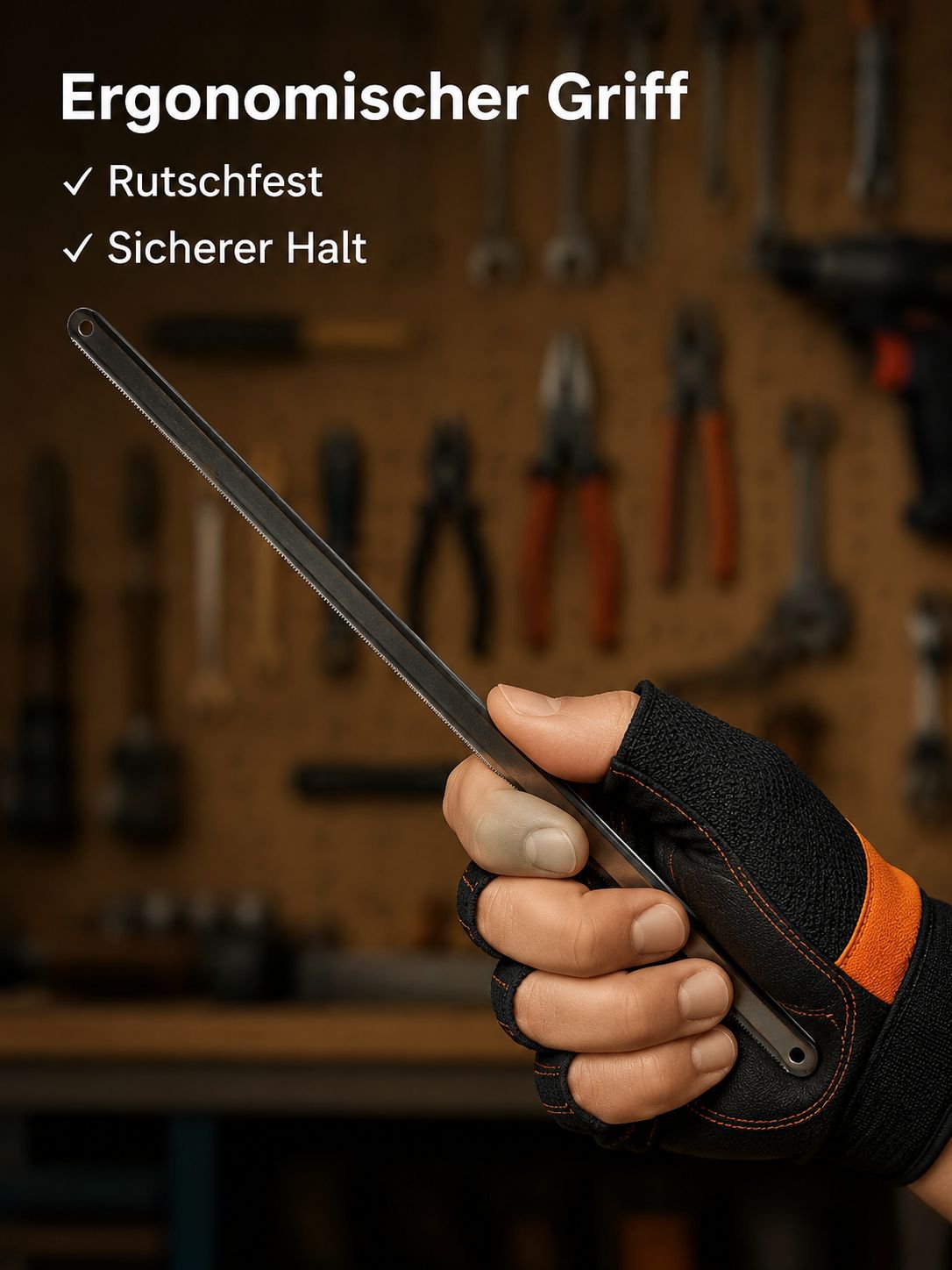 Verdicktes Handsägeblatt aus Stahl, Feinzahn-Stahlsägeblatt