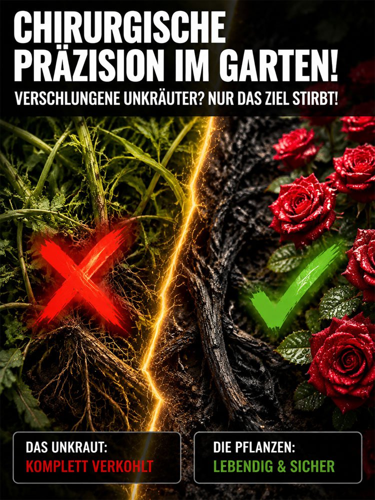 【100 Prozent Glyphosatfre】Hohenheim Forschungs-Bio-Unkrautvernichter✨5 Jahr Schutz vor Unkraut✨