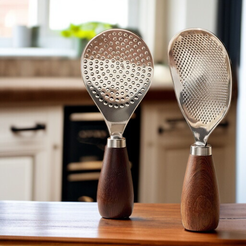 가정용 스텐 밥주걱 스탠드형 논스틱 나무 손잡이 밥주걱 밥솥 전용주걱