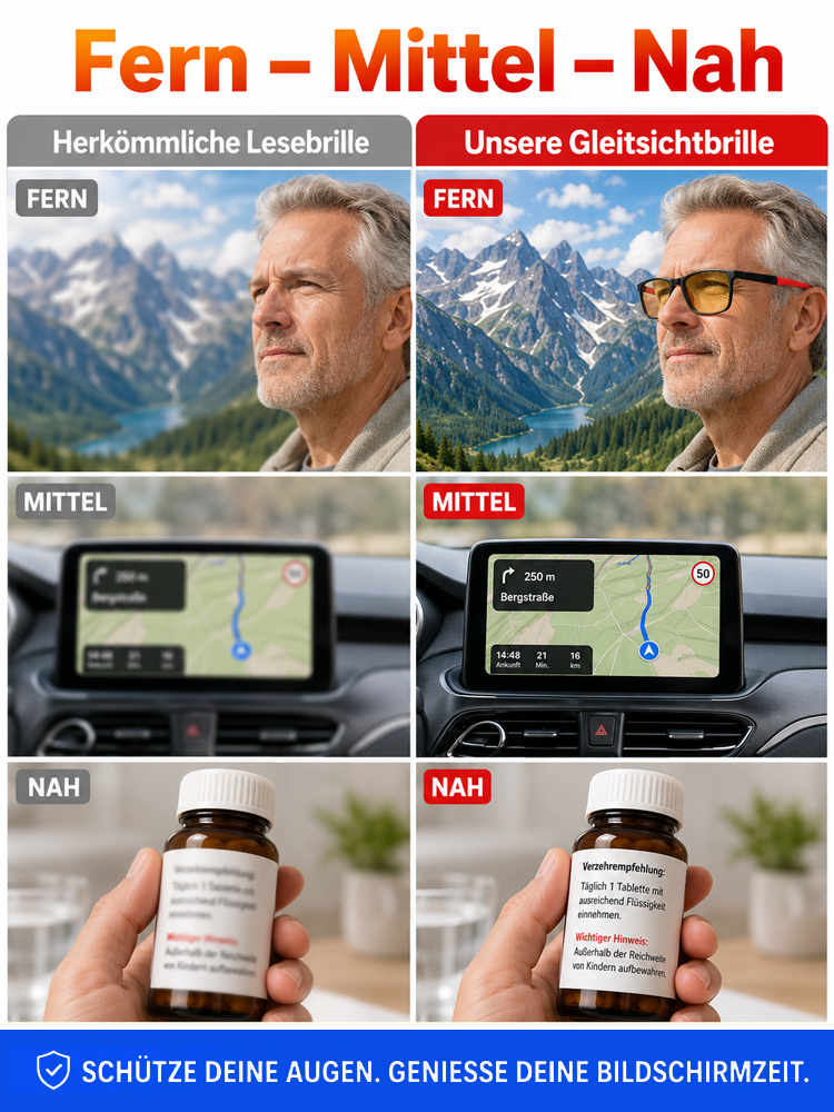 Die intelligente Brille mit Autofokus, entwickelt von einer jahrhundertalten Brillenmanufaktur!