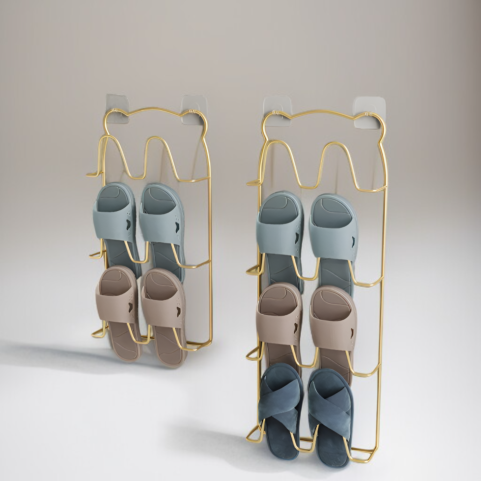 堅固耐用鐵藝晾鞋架特寫