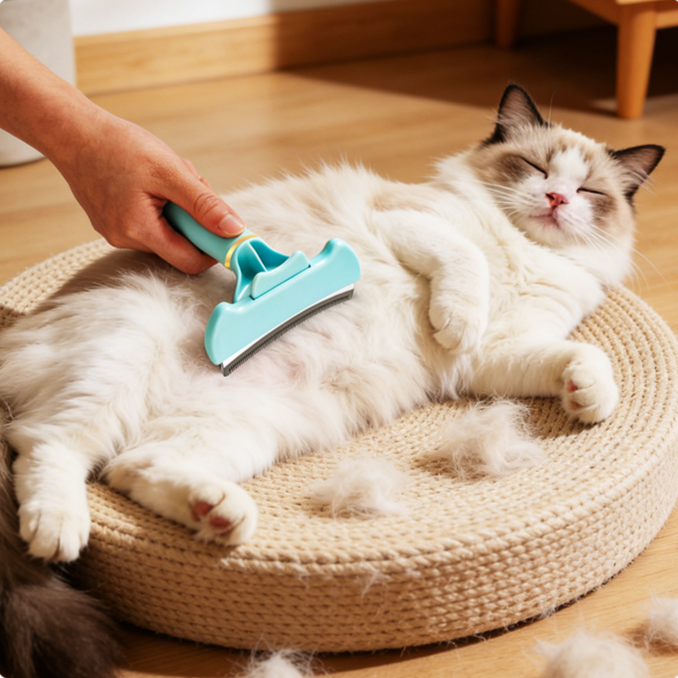 JMY One-Touch Thin Hair Catching Brush