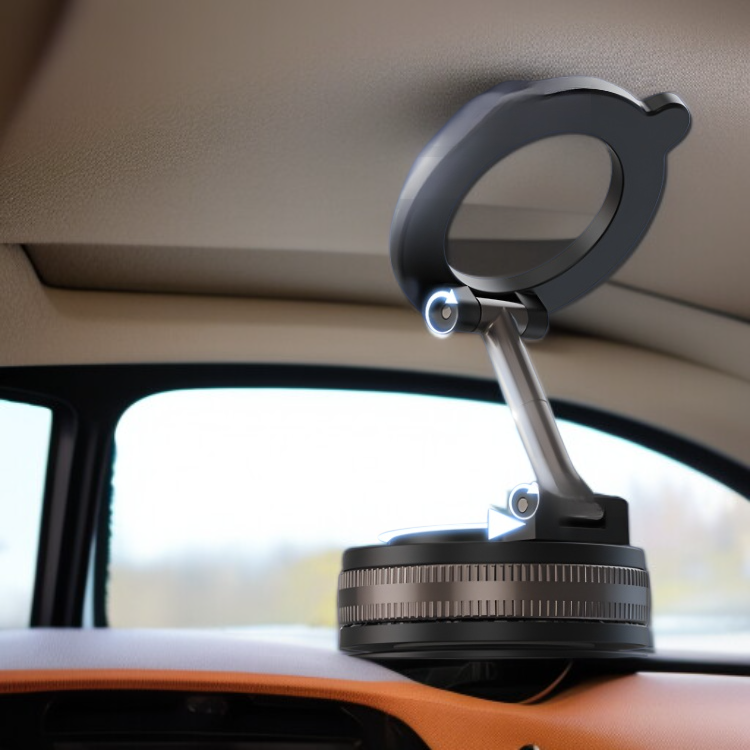 Universal car navigation bracket holding smartphone