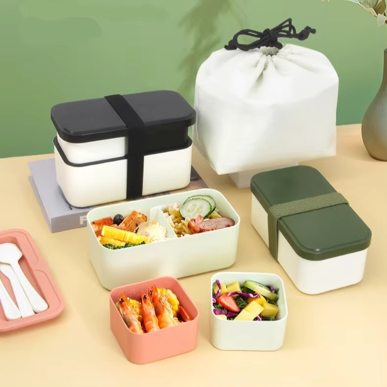 대나무 섬유로 만든 도시락