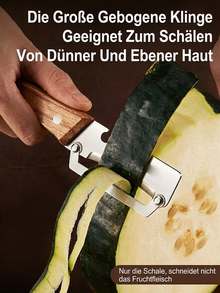 Neuer multifunktionaler Sparschäler mit Holzgriff Capybara
