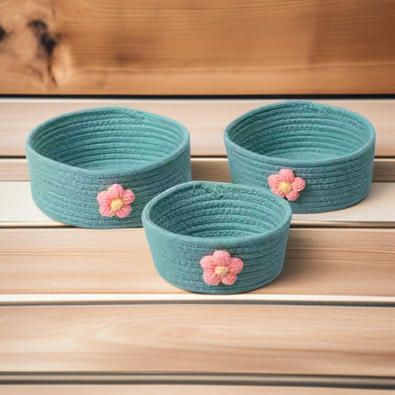 다용도 니트 수납 바구니