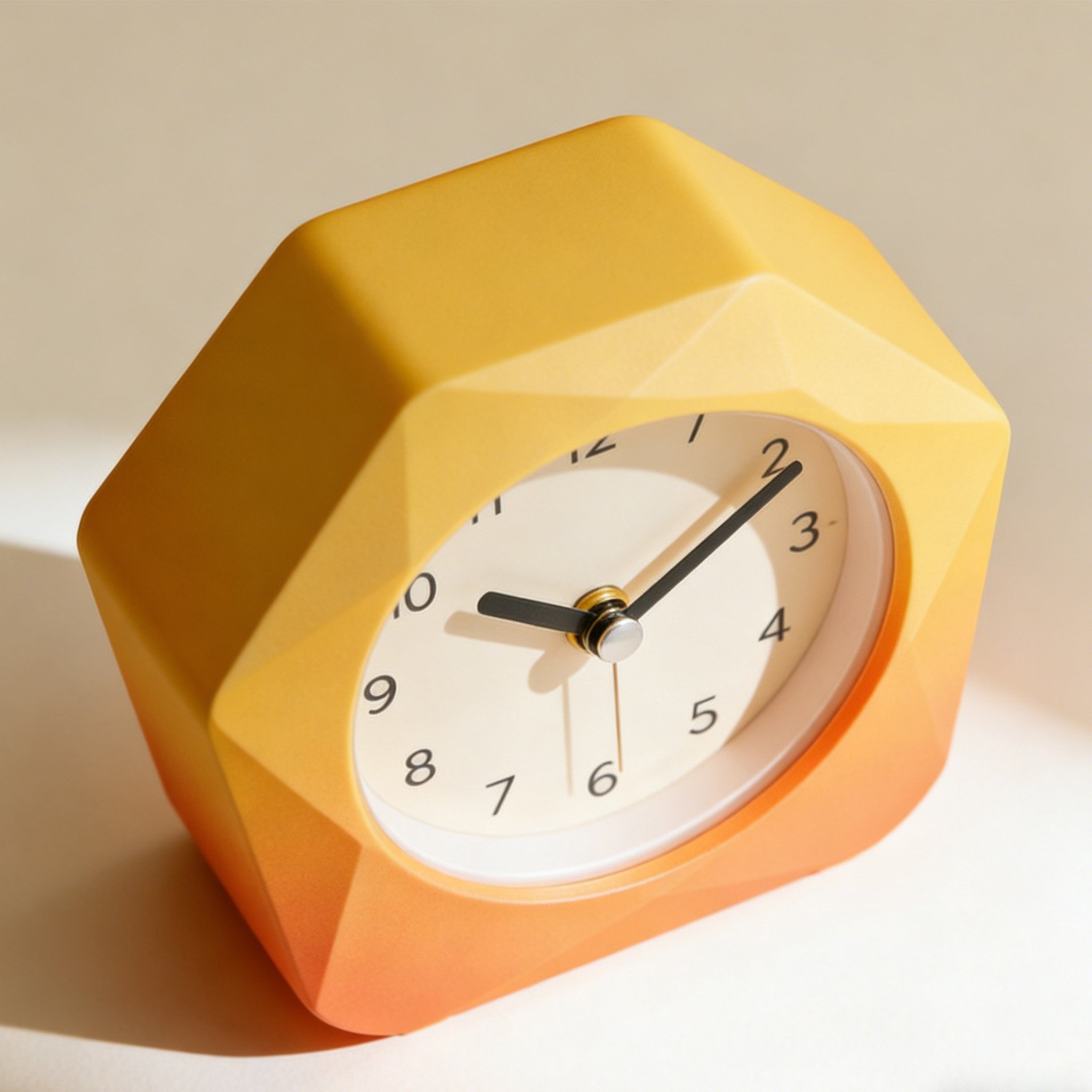 静音目覚まし時計の正面画像