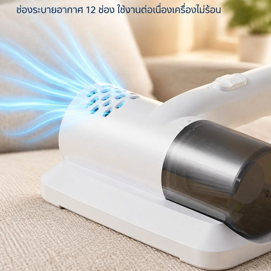 เครื่องดูดไรฝุ่นยูวีแบบพกพาสำหรับใช้ในบ้าน