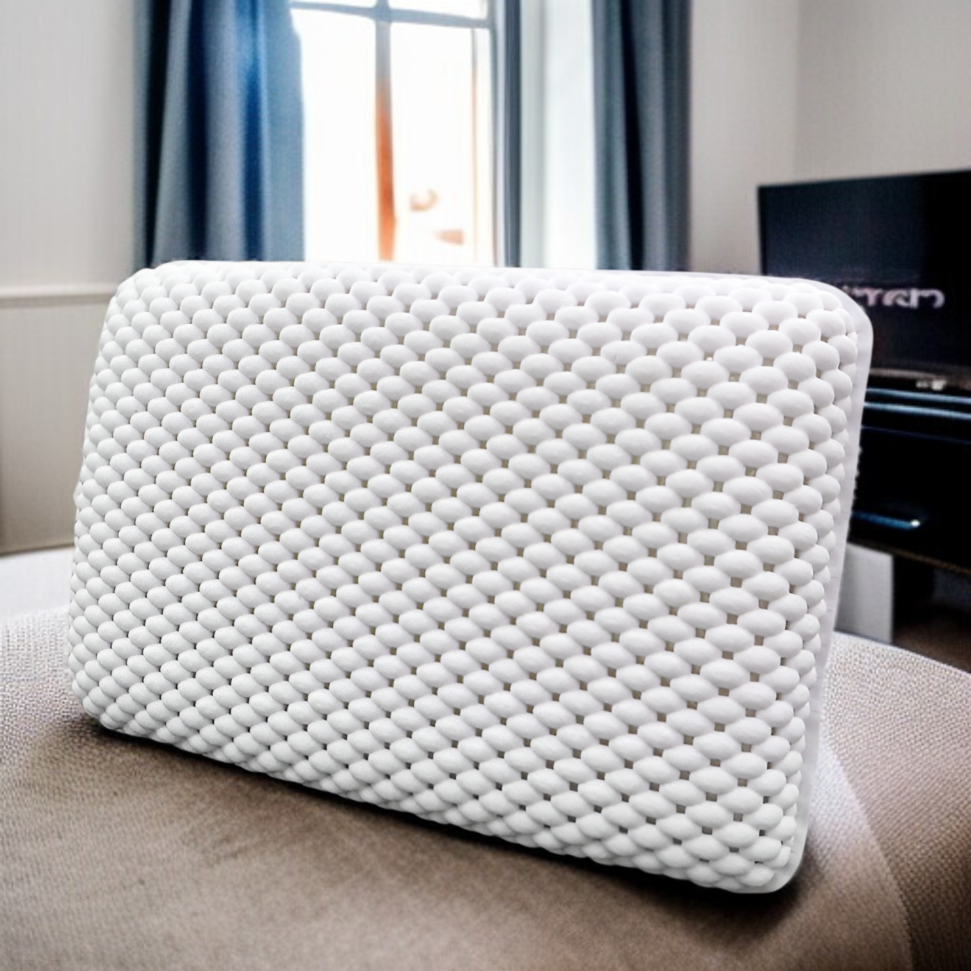 Badewannenkissen für Zuhause und Hotel, Saugnapf, wasserdicht, PVC-Schaum