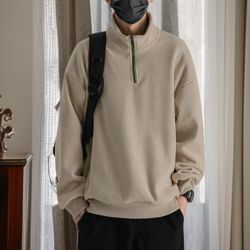 남자 기모 맨투맨 긴팔 차이나 탑 폴라폴리스 레깅스 반집업 맨투맨