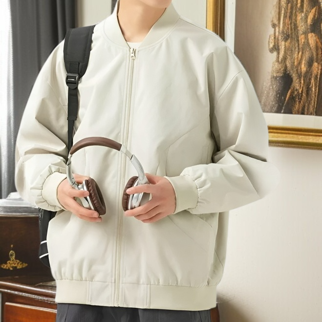 얇은 남성 코트 학생 봄 캐주얼 점퍼 삼방 얇은 야구복 상의