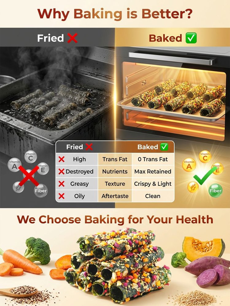 Fruit and vegetable seaweed rolls