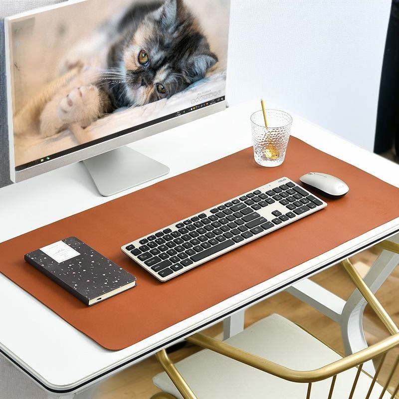 학생용 가죽 책상 패드 컴퓨터 마우스 패드 방수 대형 필기 데스크 패드