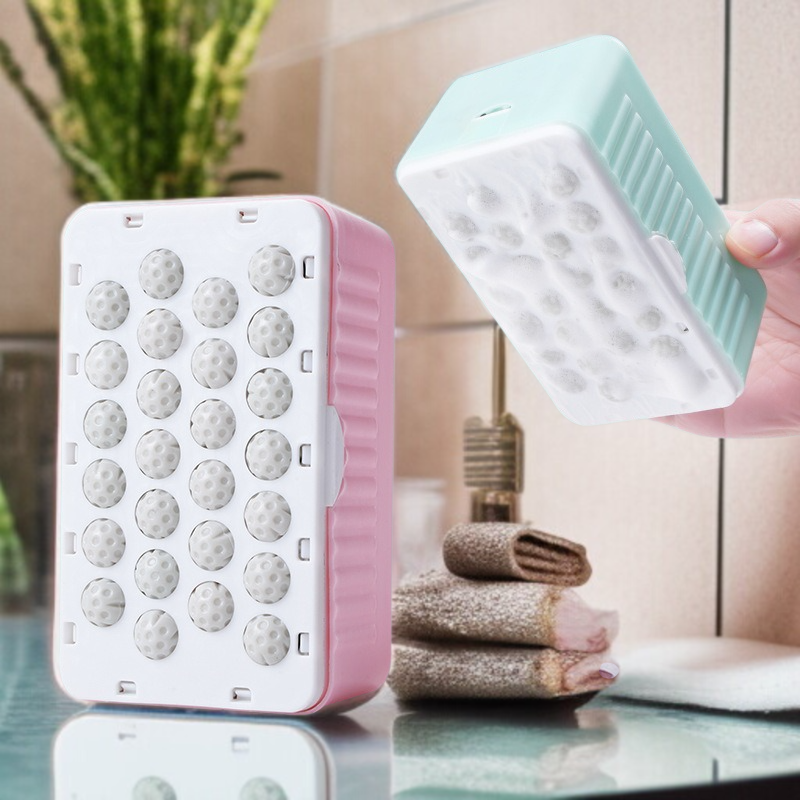 가정용 다용도 뚜껑 달린 롤러 손 비누 케이스 비누 케이스 거품 다물기 롤러 비누 케이스