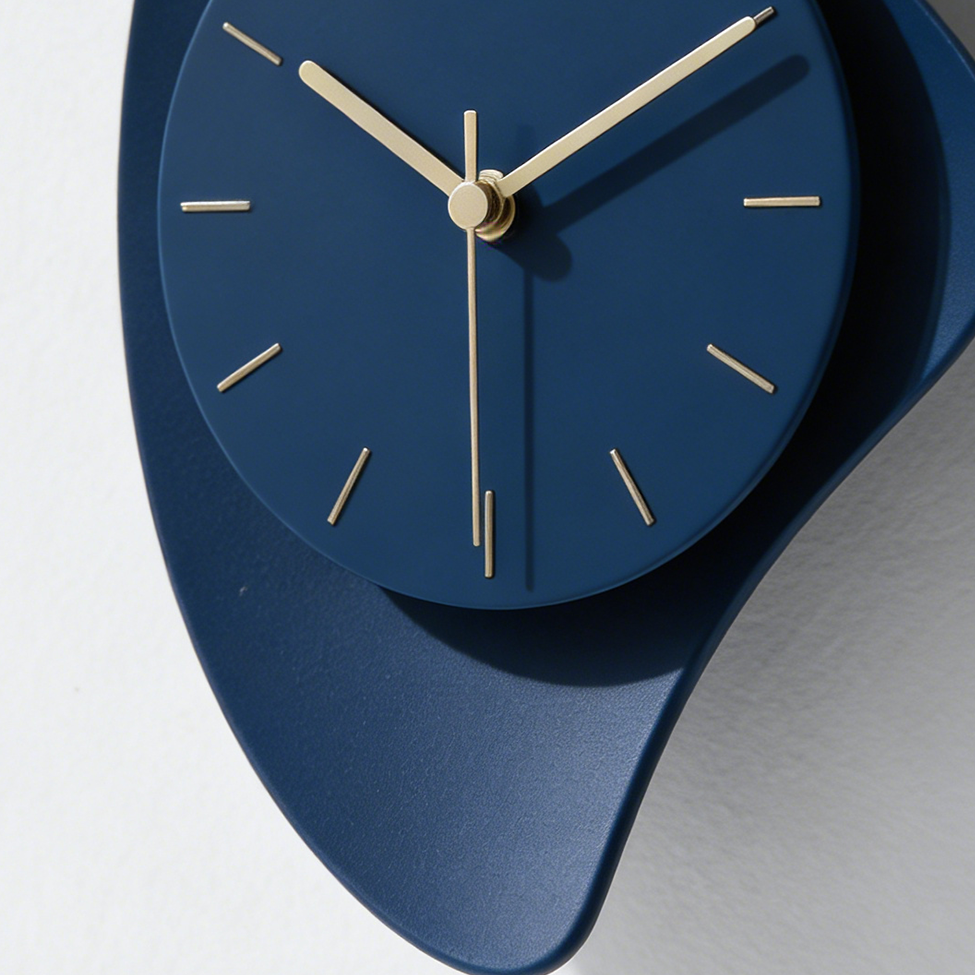 静音デザイン掛け時計