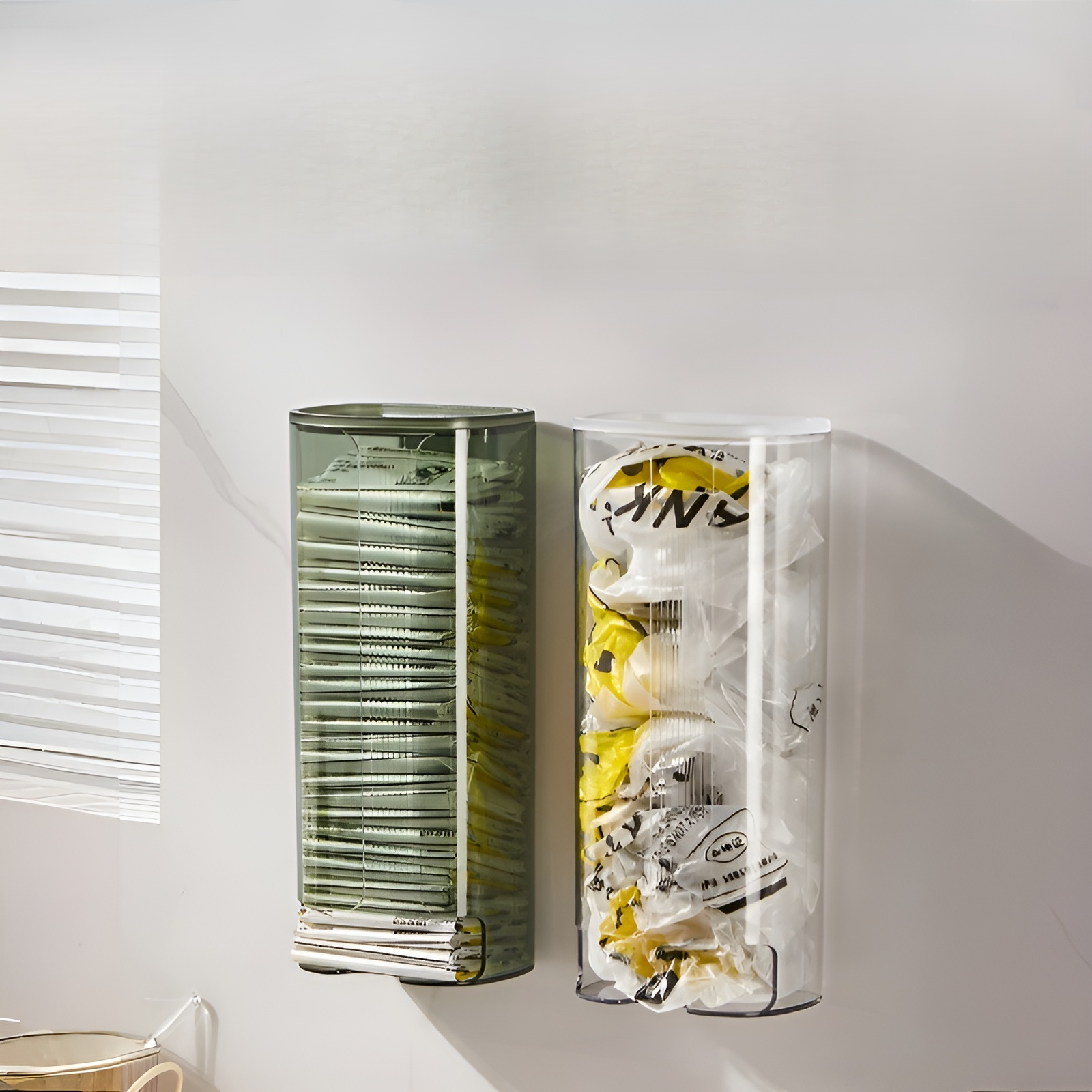 輕奢壁掛式垃圾袋收納盒