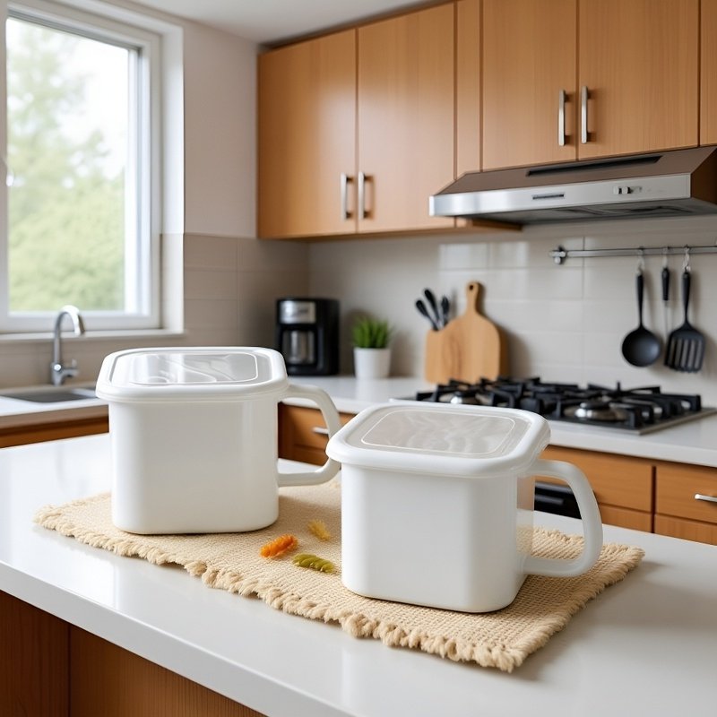 กล่องจัดเก็บในตู้เย็นแบบใสพร้อมฝา