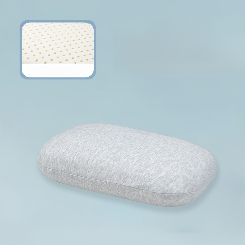 Mini portable latex sleeping pillow
