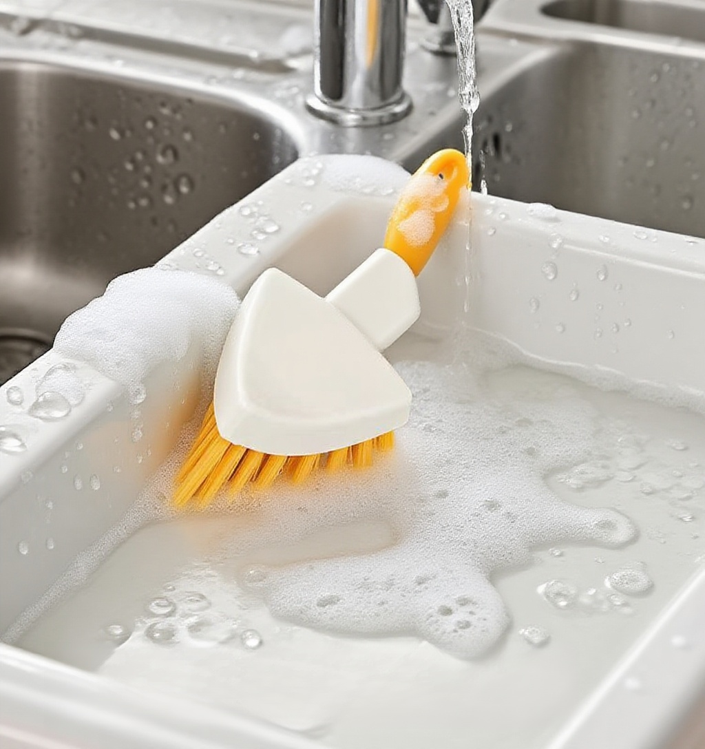 可折疊無死角清潔三角清潔刷