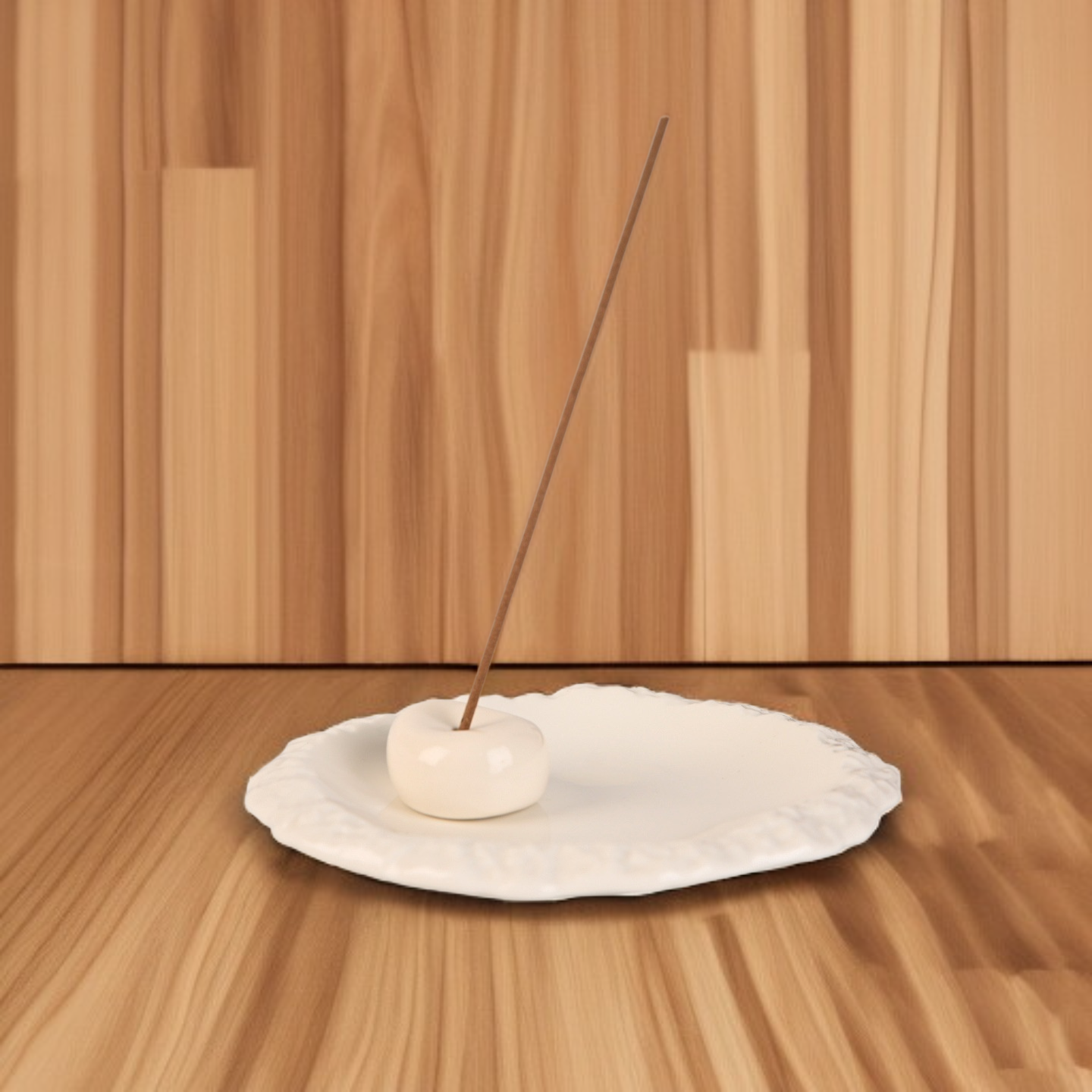 고급스러운 세라믹 소재의 와비사비 향로