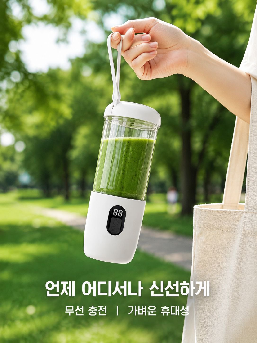 다기능 스마트 대용량 휴대용 착즙기 컵