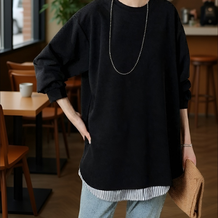 丸襟 ロングスリーブ