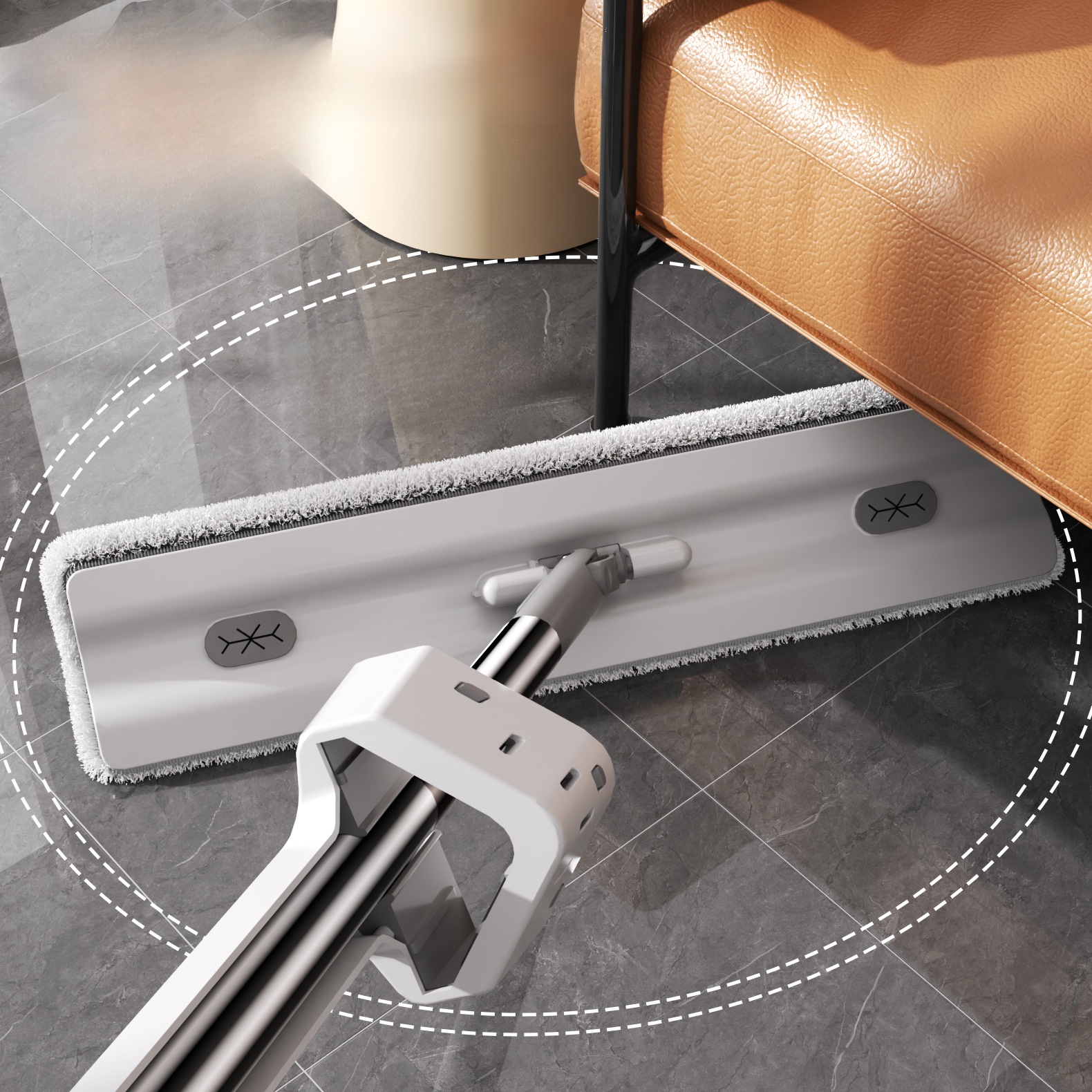 免手洗三角雙面拖把