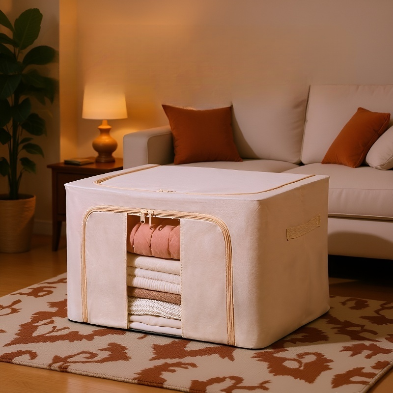 투명 디자인 단일창 의류 수납박스