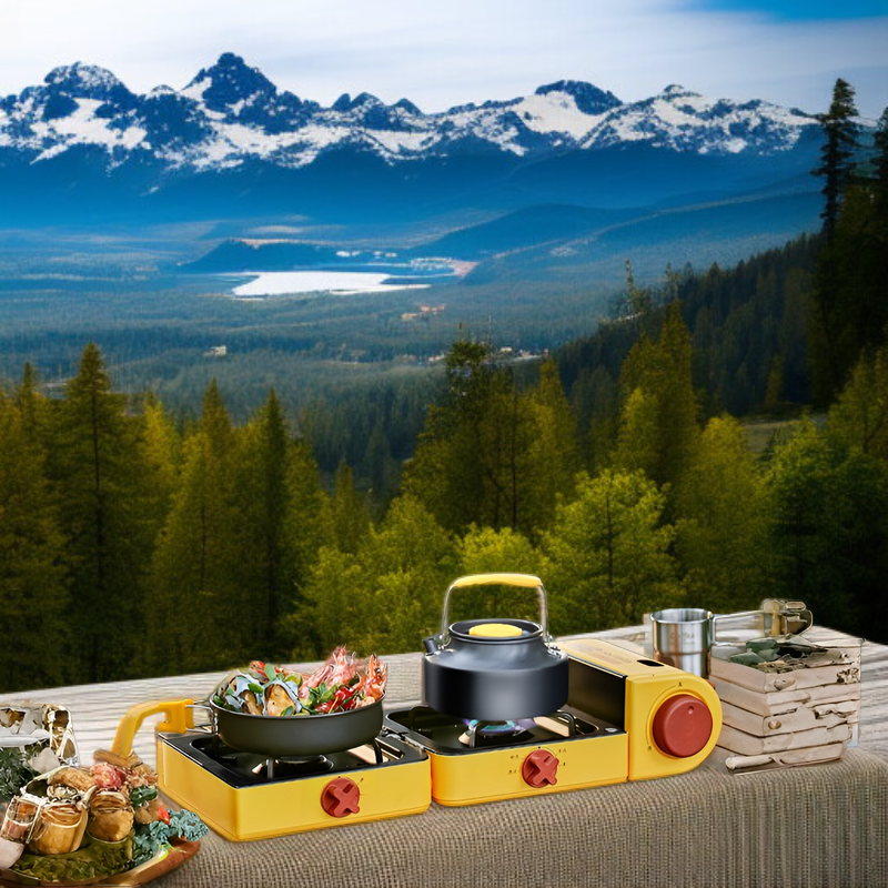 Quick Storage Backpack Stove, Minimalist Design Multi-Purpose Camping Essential