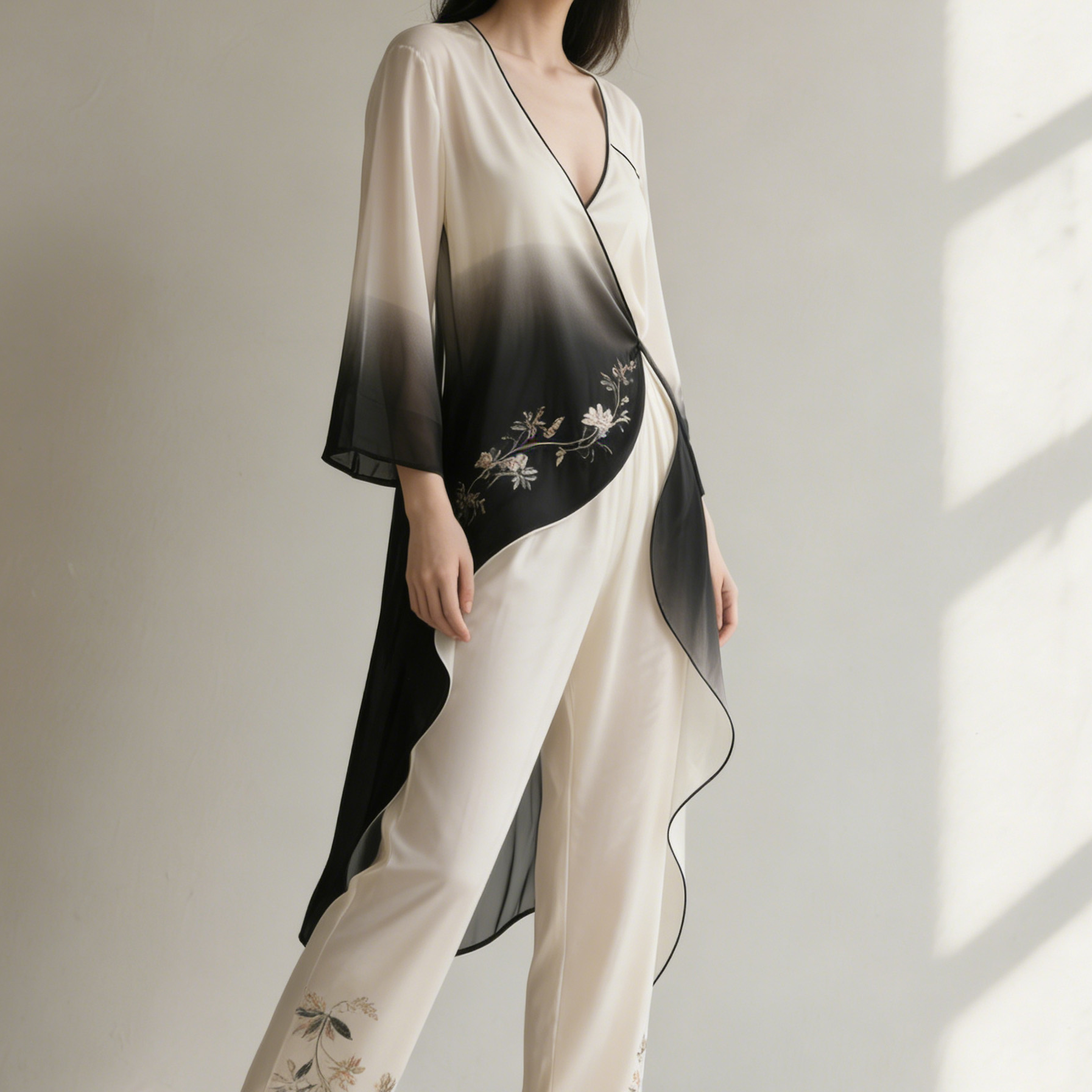 ชุดนอนผู้หญิงผ้าไหมสุดหรู