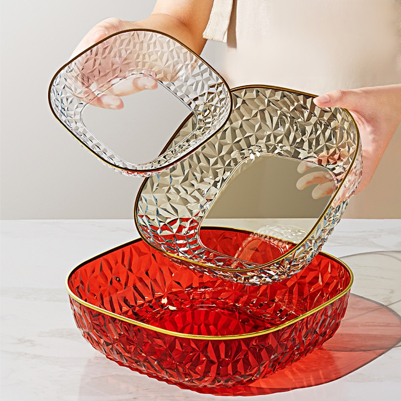 고급 경사 과일 쟁반