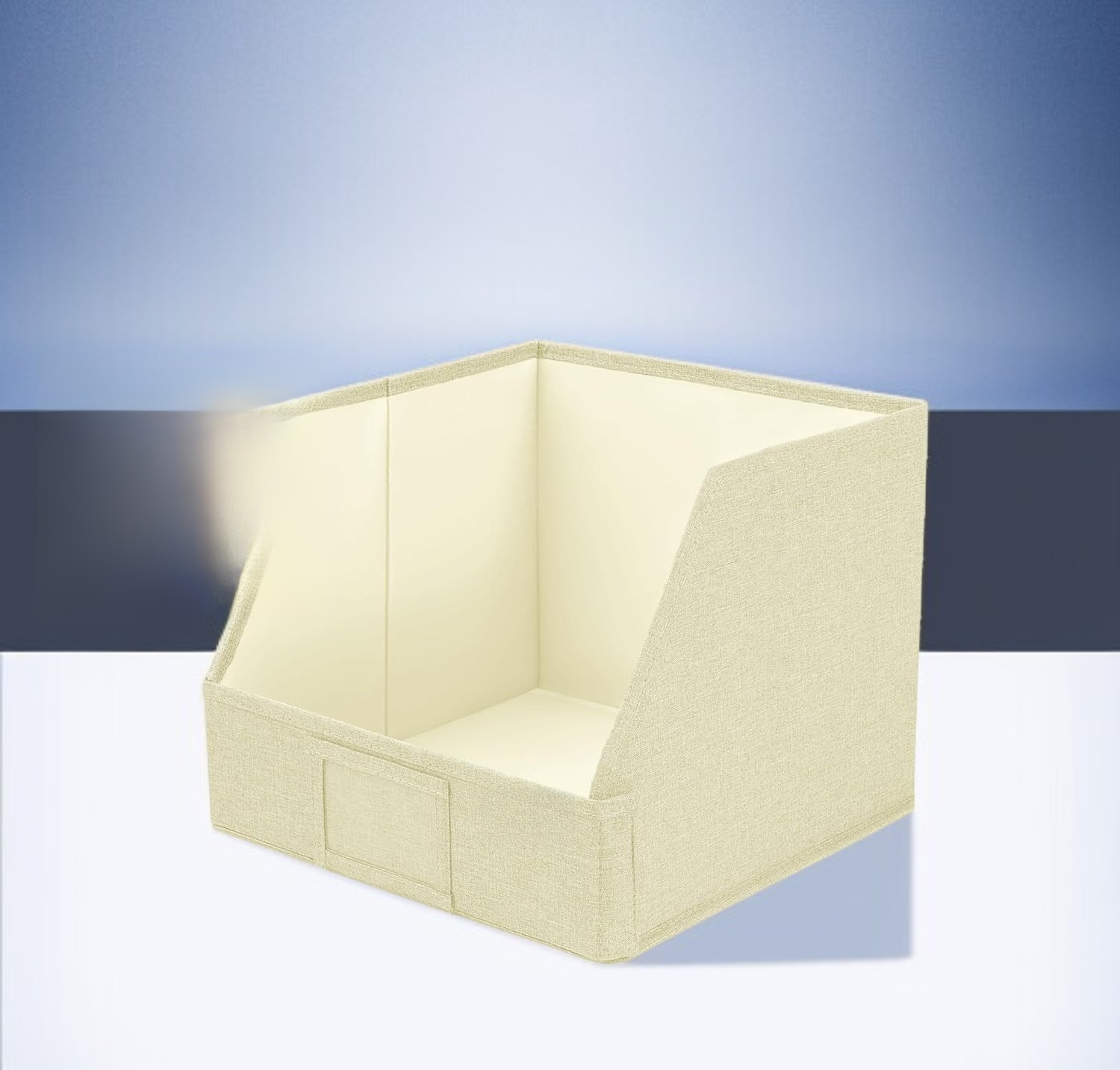 다용도 오픈형 코튼 보관함 사용 예시