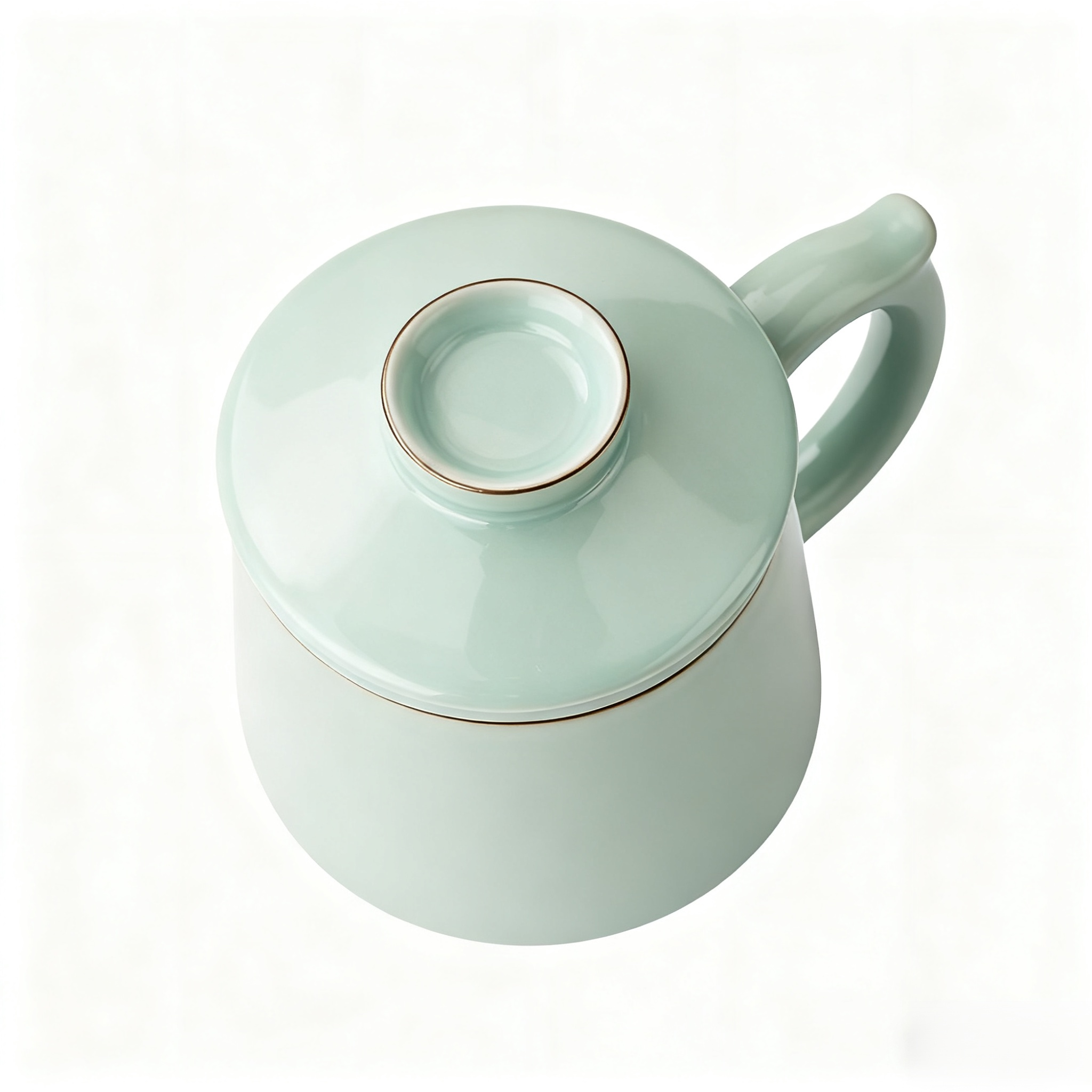 แก้ว Ru ware มีฝาปิด เซรามิก