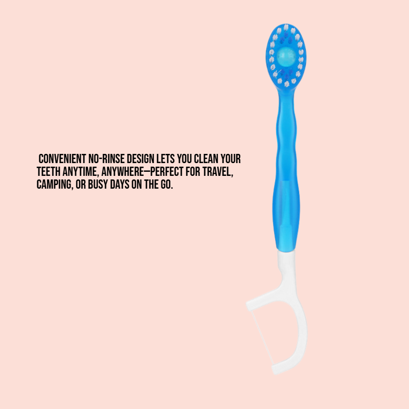 Travel Portable Mini Bead Toothbrush Set (10pcs) – No Rinse, Multi-use