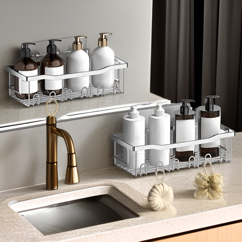 Aufbewahrungsregal aus Edelstahl