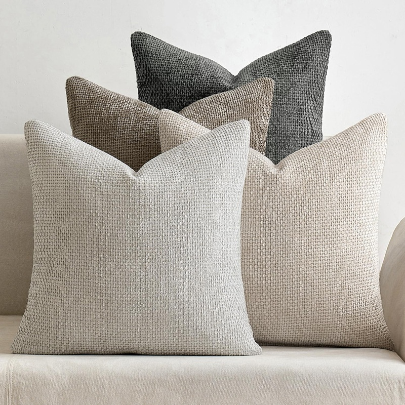 Oreiller en chenille