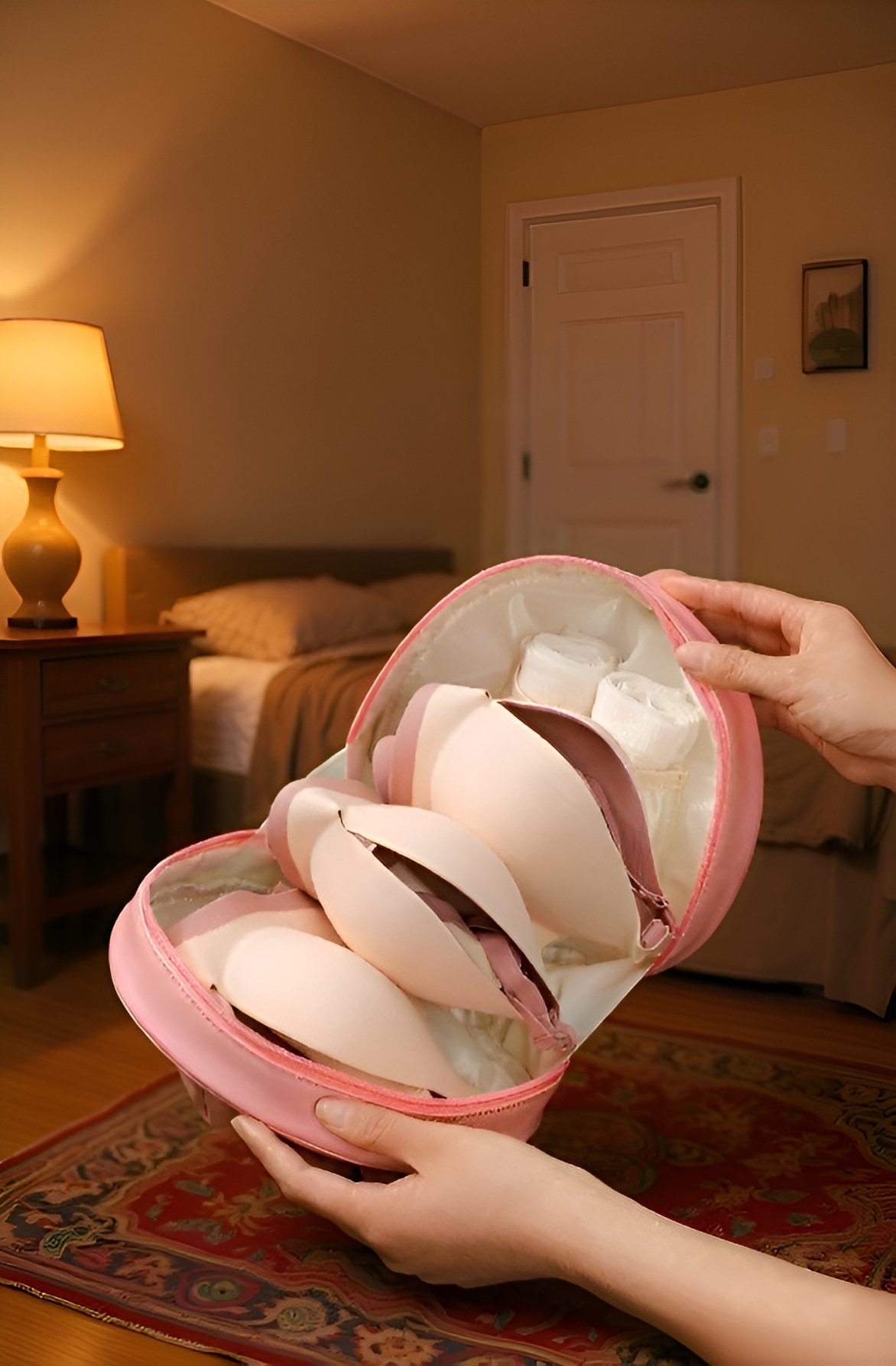 방수 소재로 제작된 속옷 정리 가방