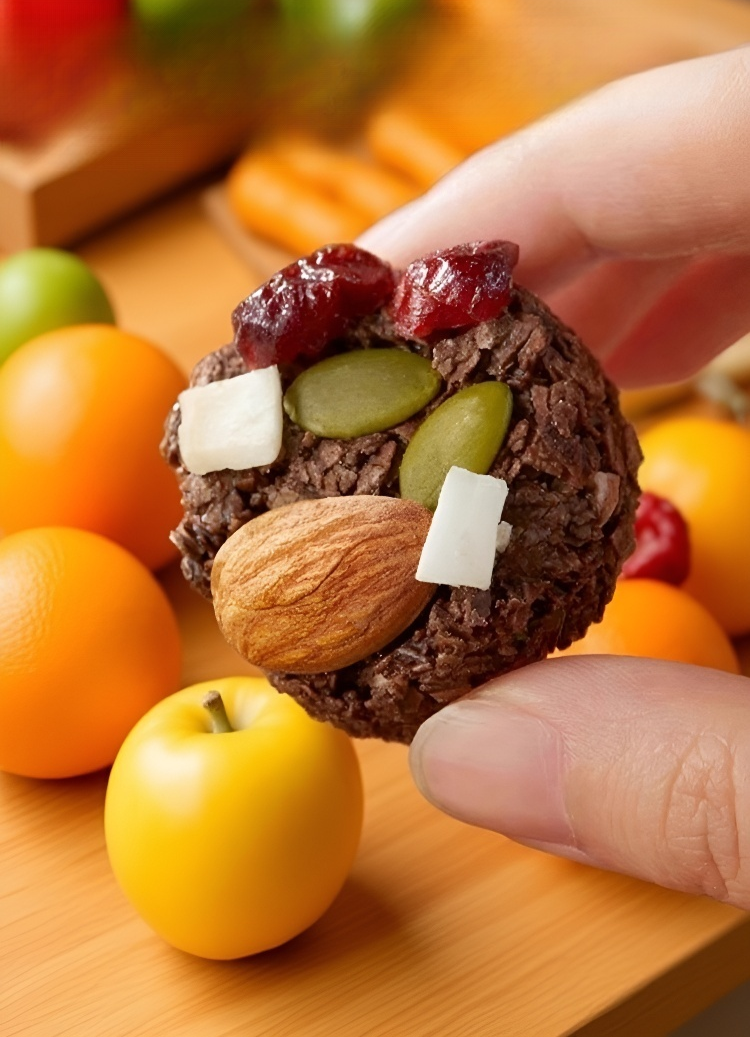 サクサク食感のオートクリスプと香ばしいナッツ