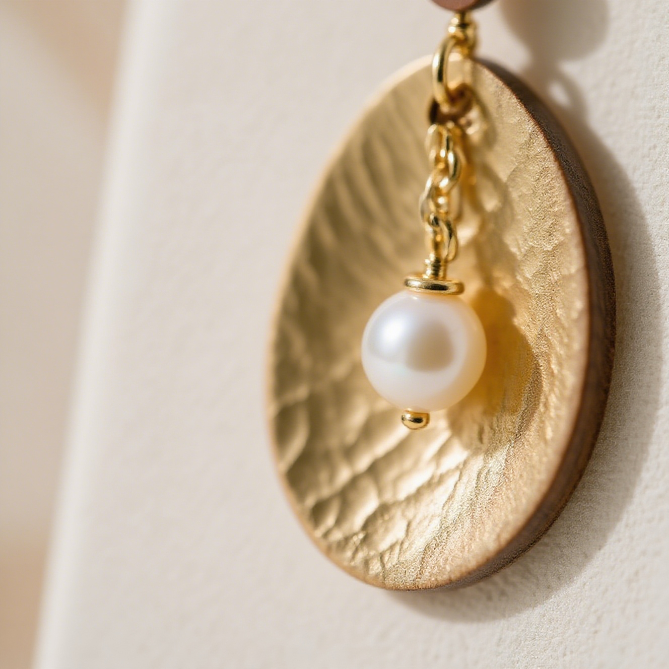 Pendientes de circón con perla natural de agua dulce en plata